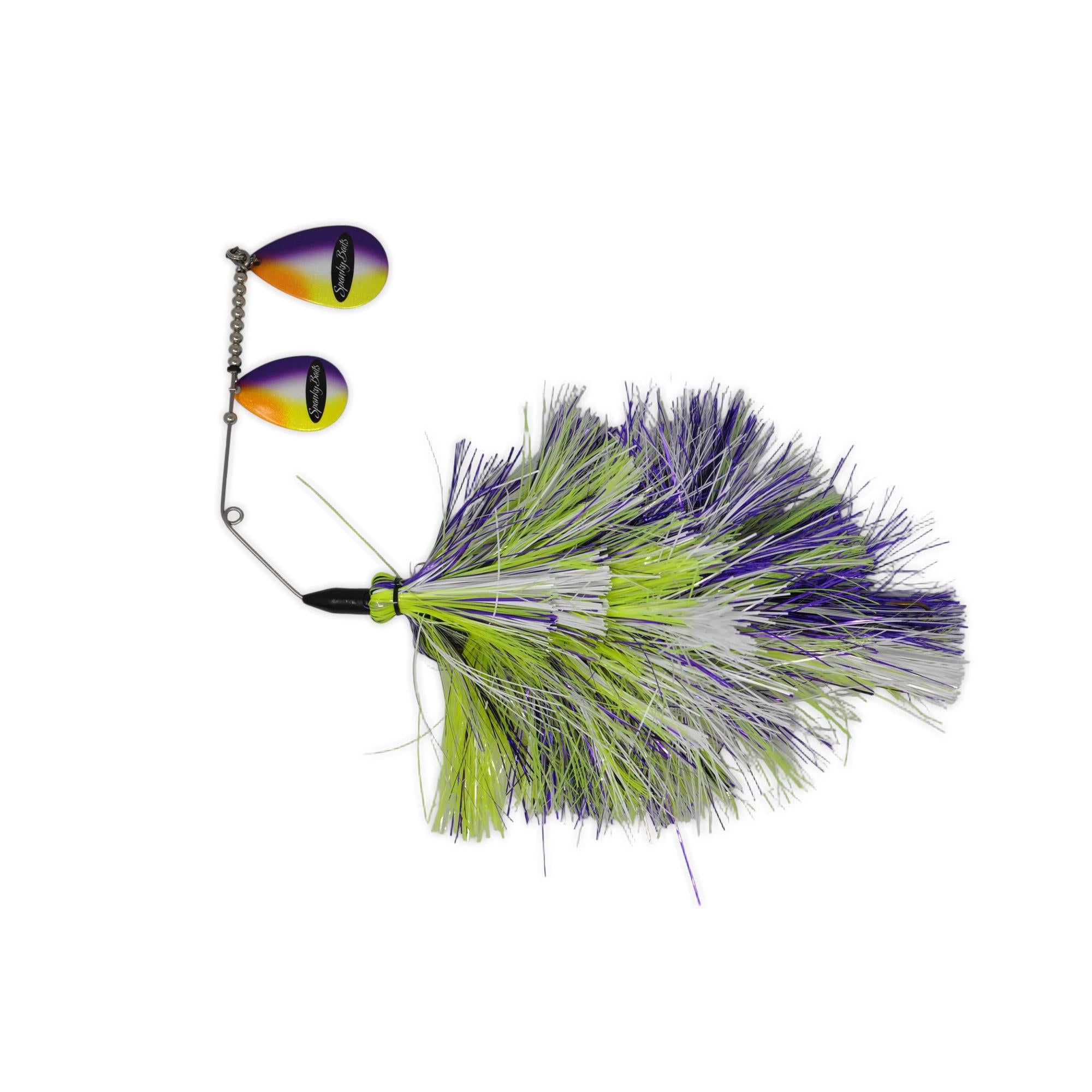 View of Spinnerbaits Spanky Baits Whiplash 9/0 Mag Spinnerbaits Sexy Shad available at EZOKO Fishing