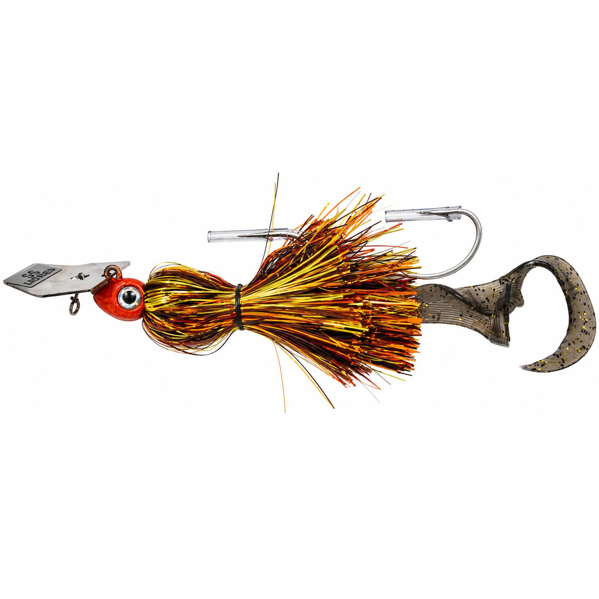 View of Chatterbaits SS Leurres Sky-Candy Chatterbait 3oz EZOKO Copper Red Horse available at EZOKO Fishing