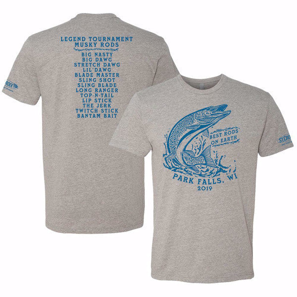 St-Croix Build For Legends Musky tee | Fishing Apparel L