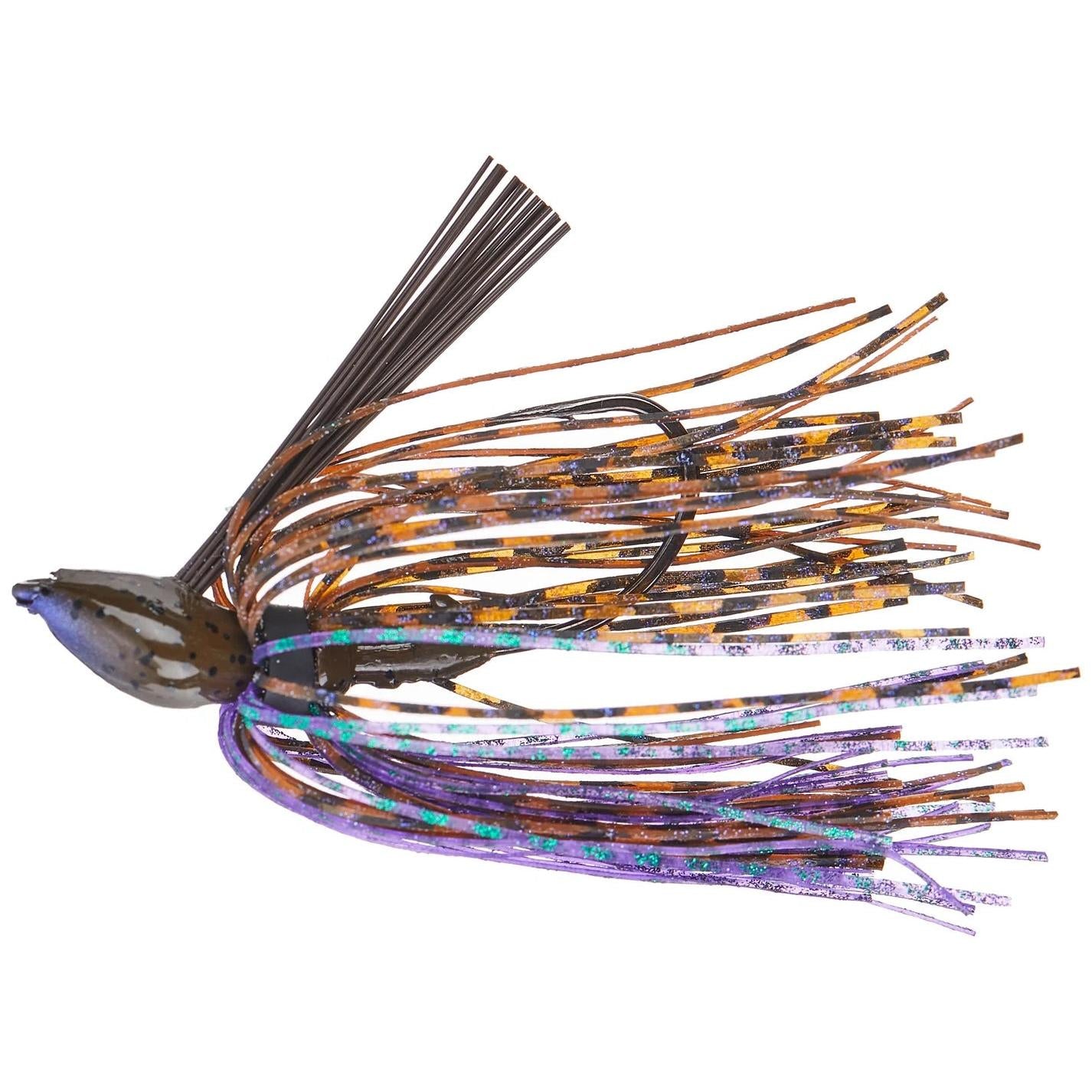 View of Casting Jig Strike King Denny Brauer Baby Structure Jig 3/8 oz Peanut Butter Bug available at EZOKO Fishing