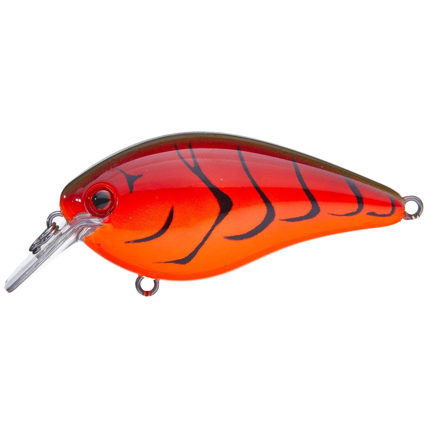 View of Squarebill Strike King KVD 1.5 Hard Knock Fire Craw available at EZOKO Fishing