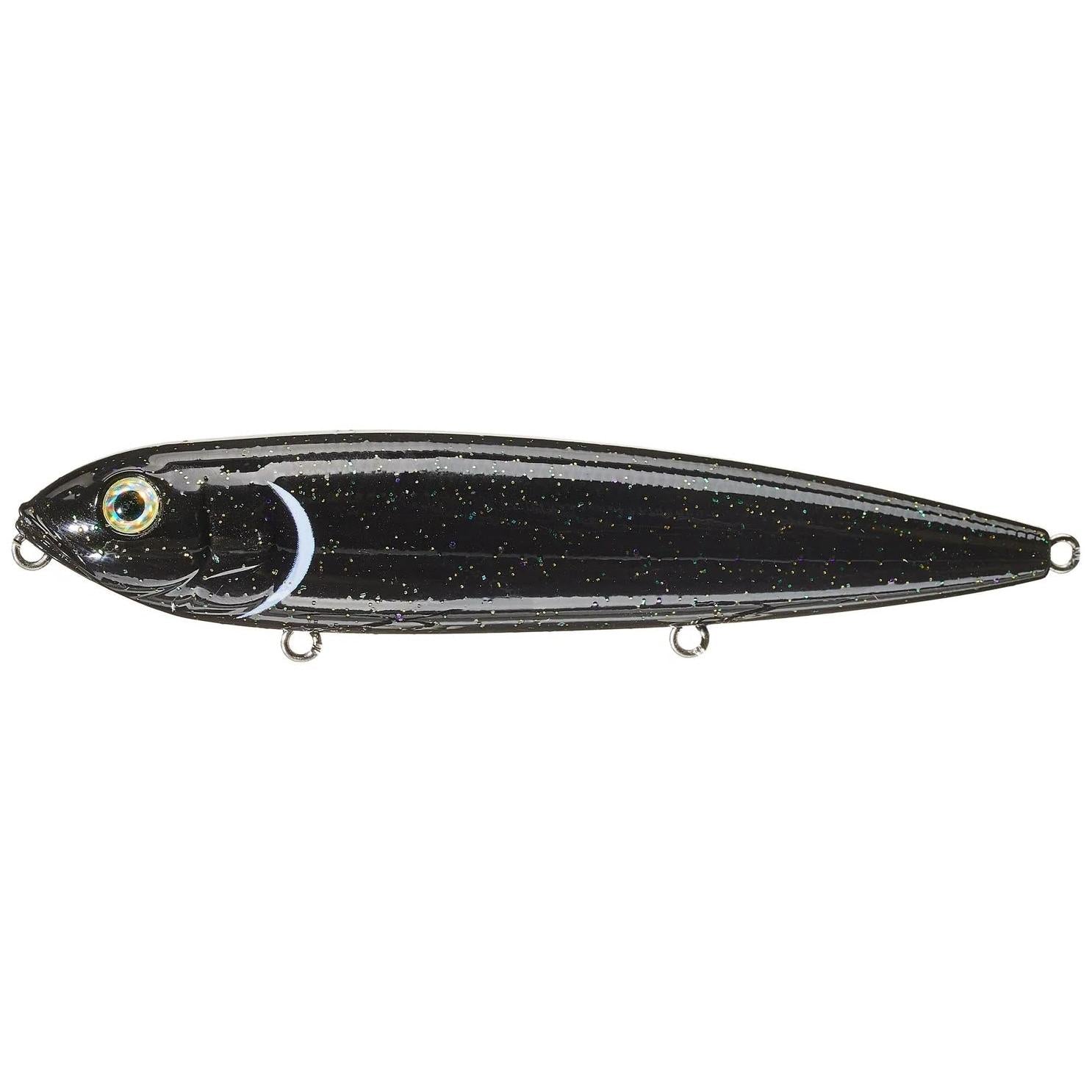 View of Topwater Strike King KVD Sexy Dawg Jr. Black Lab available at EZOKO Fishing