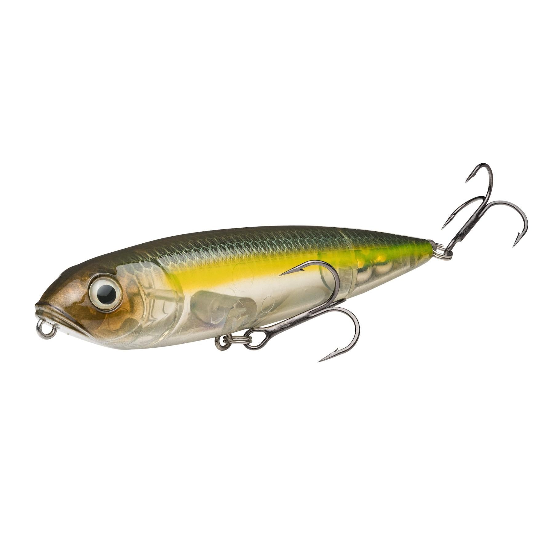 View of Topwater Strike King KVD Sexy Dawg Jr. Sexy Ghost Minnow available at EZOKO Fishing
