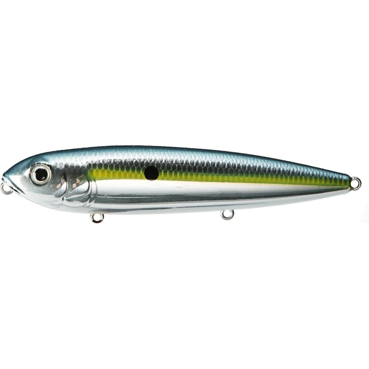 View of Topwater Strike King KVD Sexy Dawg Chrome Sexy Shad available at EZOKO Fishing