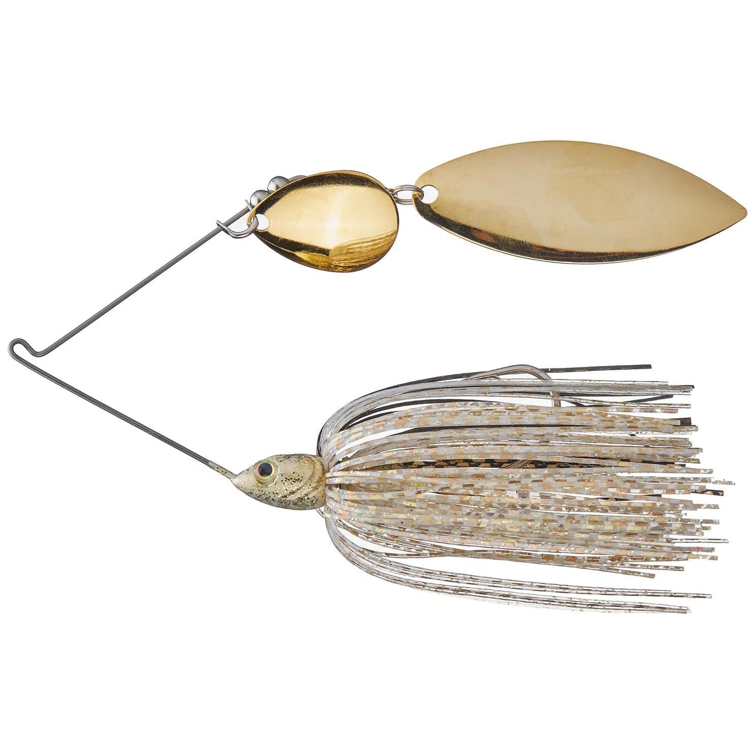 View of Spinnerbait Strike King Tour Grade Colorado Willow Spinnerbait 3/8 oz Gold Shiner available at EZOKO Fishing