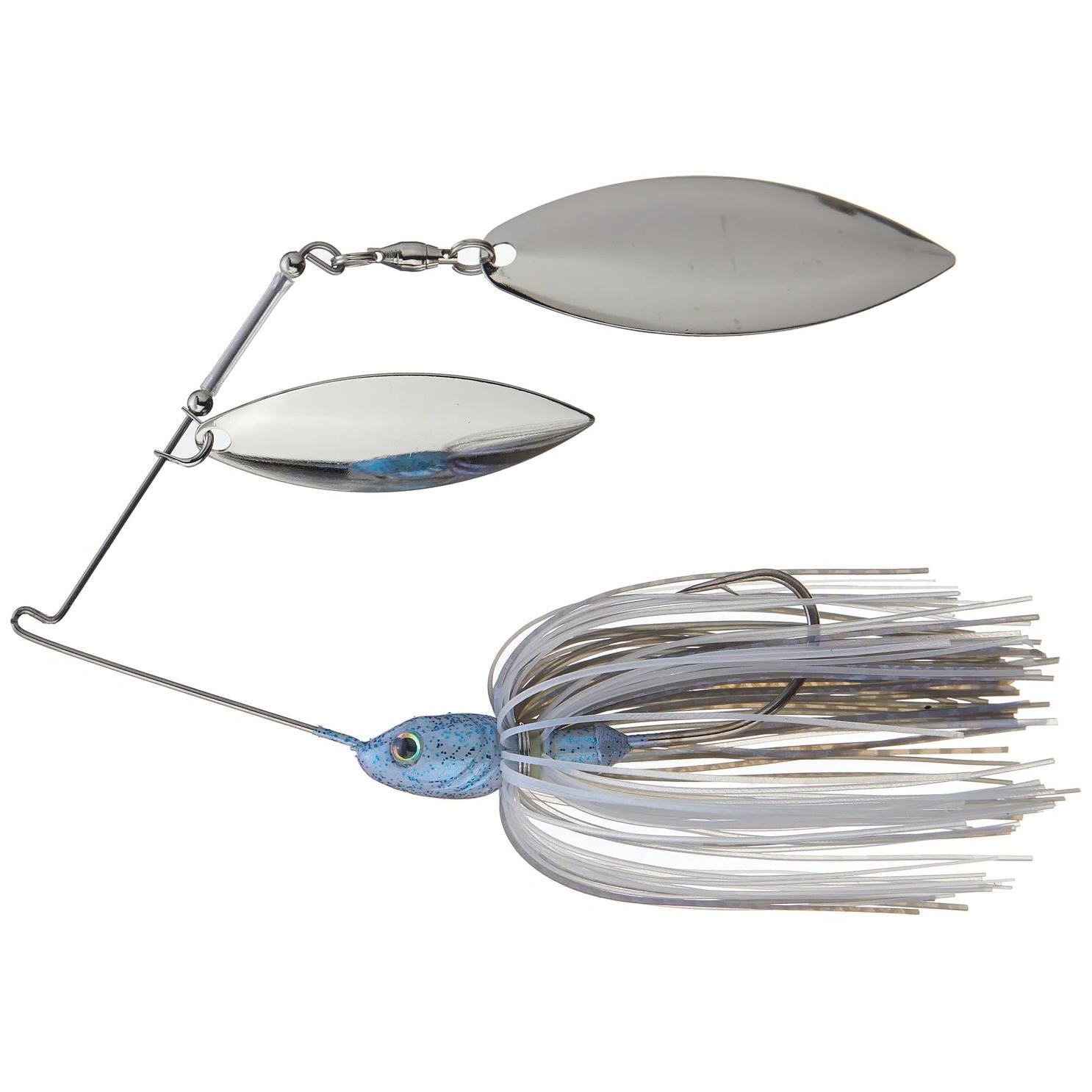 View of Spinnerbait Strike King Tour Grade Double Willow Spinnerbait 1/2 oz Blue Glimmer available at EZOKO Fishing