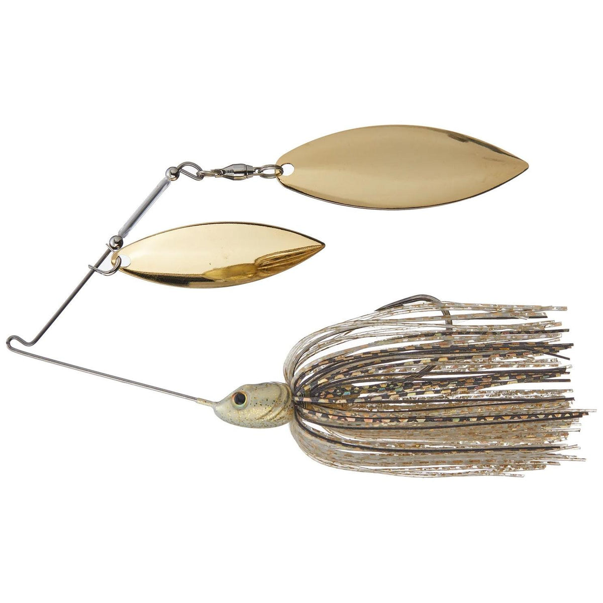 View of Spinnerbait Strike King Tour Grade Double Willow Spinnerbait 3/4 oz Gold Shiner available at EZOKO Fishing