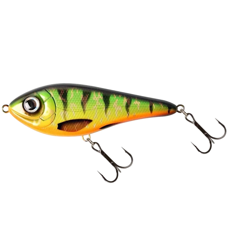 View of Strike Pro Buster Swimbait Green Tiger available at EZOKO Fishing