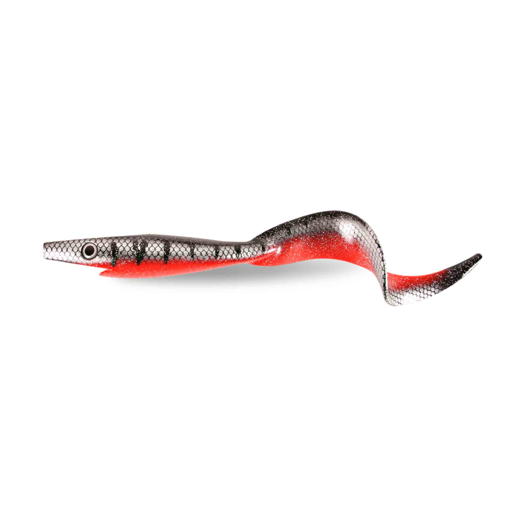 View of Swimbaits Strike Pro Giant Pig Tail Swimbait The Red Baron available at EZOKO Fishing