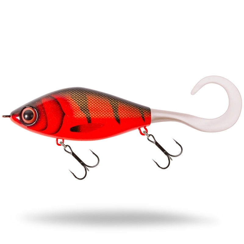 View of Jerk-Glide_Baits Strike Pro Guppie Glide Bait Red Devil available at EZOKO Fishing