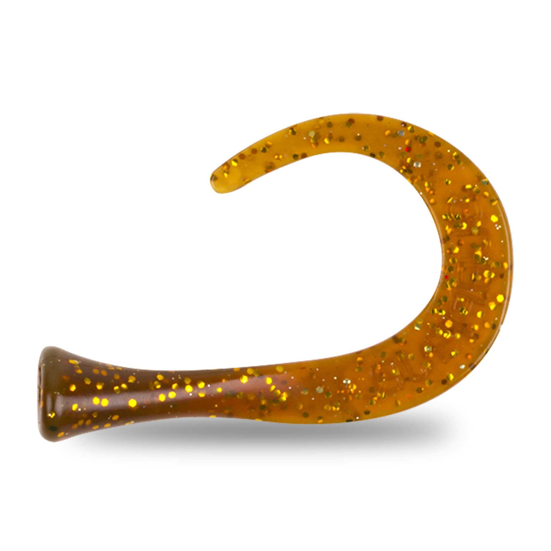 Strike Pro Guppie JR Tail 3 curly / 1 paddle Motoroil Glitter Replacement Tails