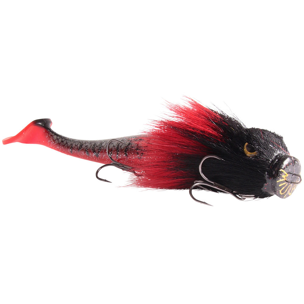 View of Swimbaits Strike Pro Miuras Mouse Pig Shad Swimbait Dracula available at EZOKO Fishing
