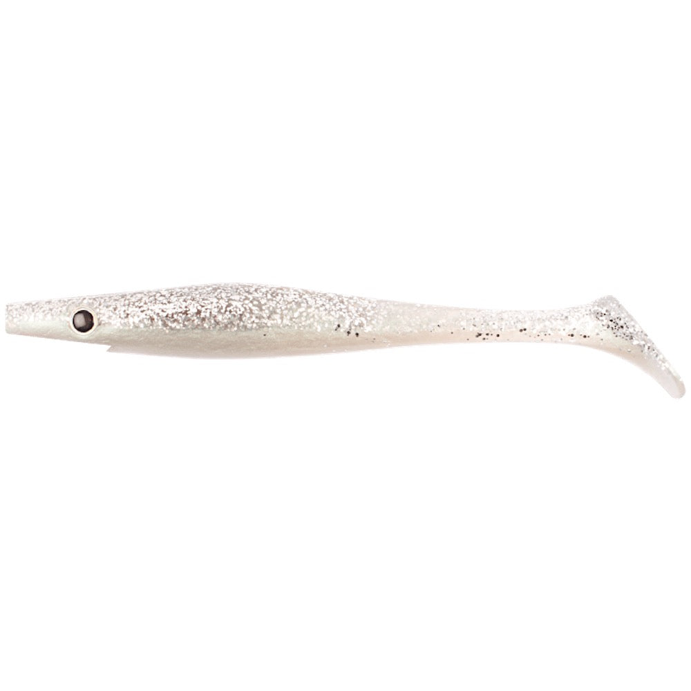 View of Swimbaits Strike Pro Pig Shad Nano (4-pack) Swimbait Ice Shad available at EZOKO Fishing