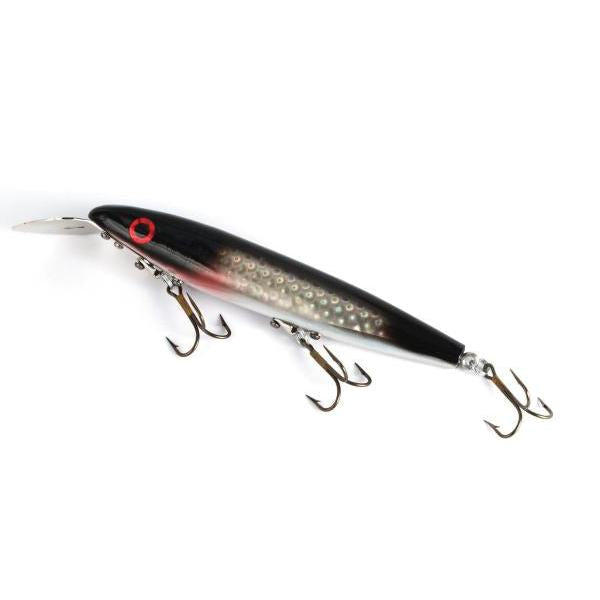 View of Suick Husky 1800 Series Cisco Kid Crankbait Black / Silver available at EZOKO Fishing