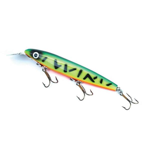 View of Suick Husky 1800 Series Cisco Kid Crankbait Fire Tiger available at EZOKO Fishing