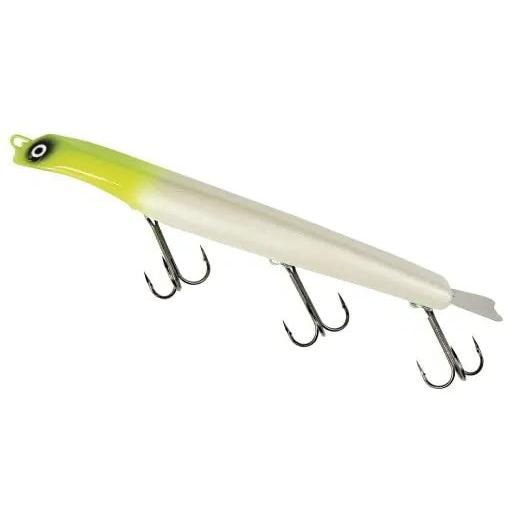View of Dive_And_Rise Suick Thriller High Impact 10" Dive And Rise Bait Lemon Head available at EZOKO Fishing