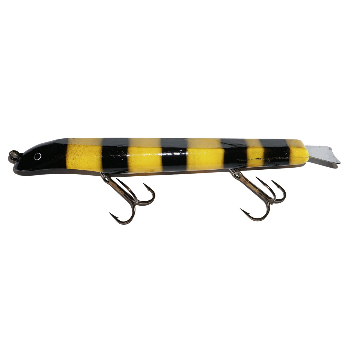 View of Dive_And_Rise Suick Weighted Thriller 7" Dive And Rise Bait Jail Bird available at EZOKO Pike and Musky Shop