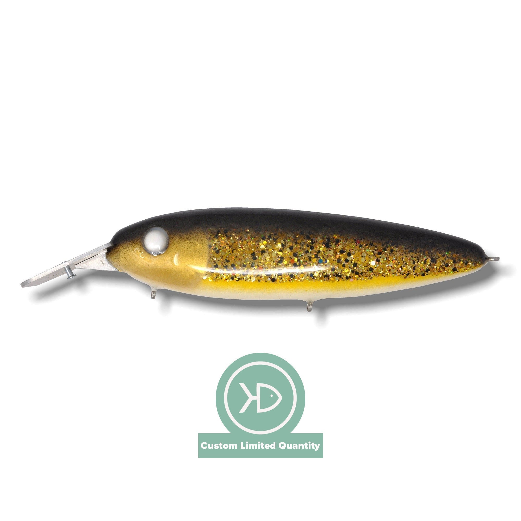 View of Crankbaits Supernatural Big Baits Liplock 15" Glitter Walleye available at EZOKO Fishing