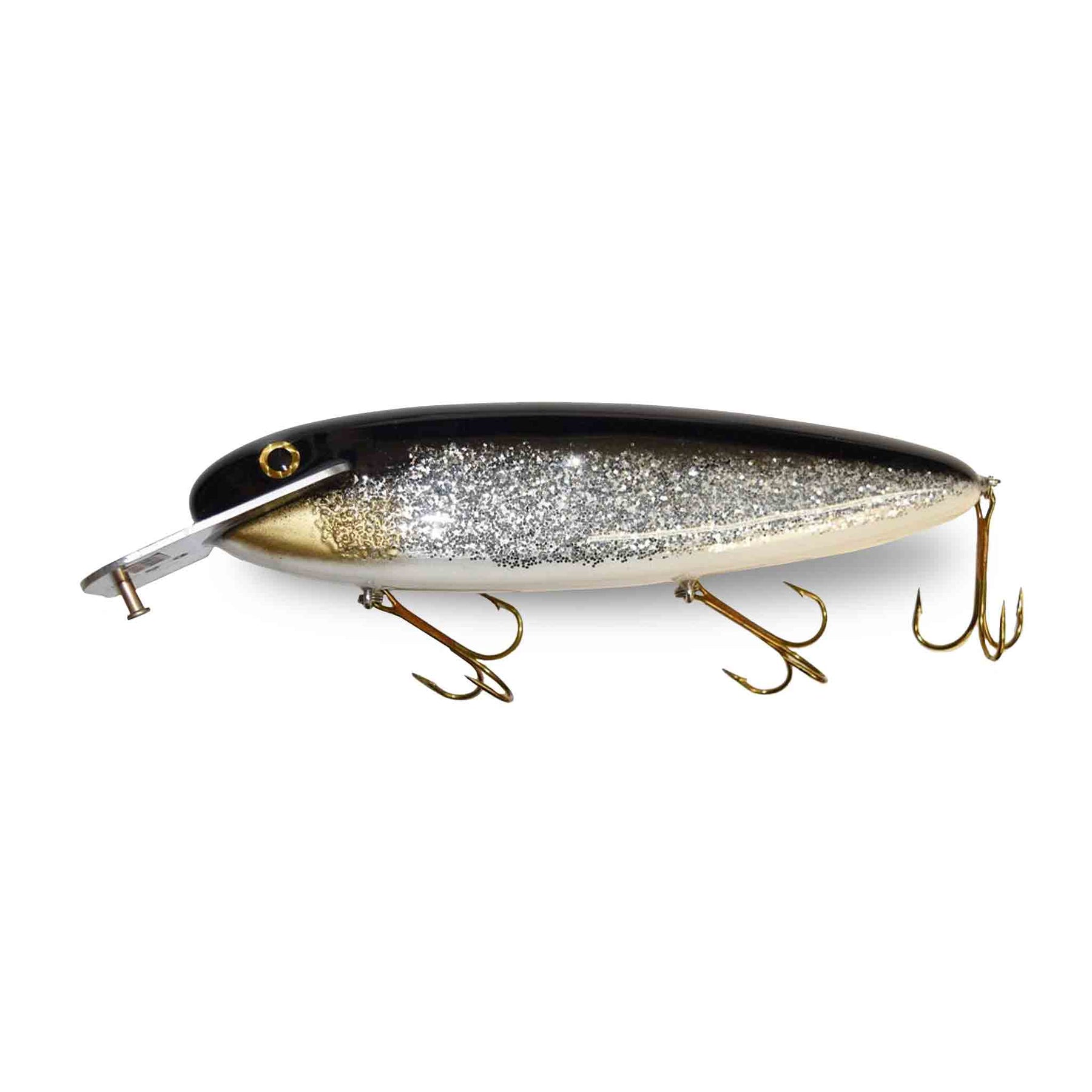 View of Crankbaits Supernatural Big Baits MattLock 10" Black Rice available at EZOKO Pike and Musky Shop