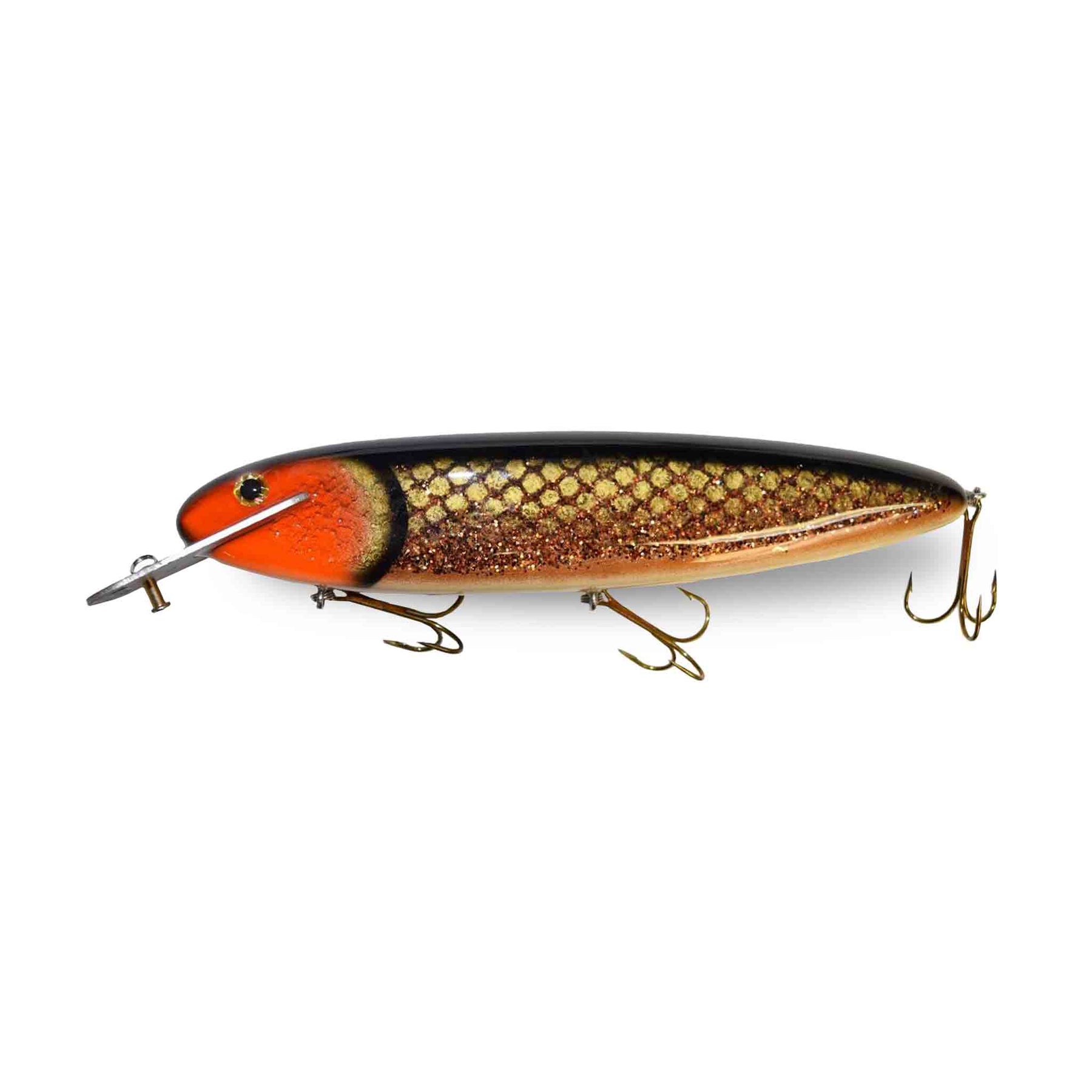 View of Crankbaits Supernatural Big Baits MattLock 12" Carp available at EZOKO Pike and Musky Shop