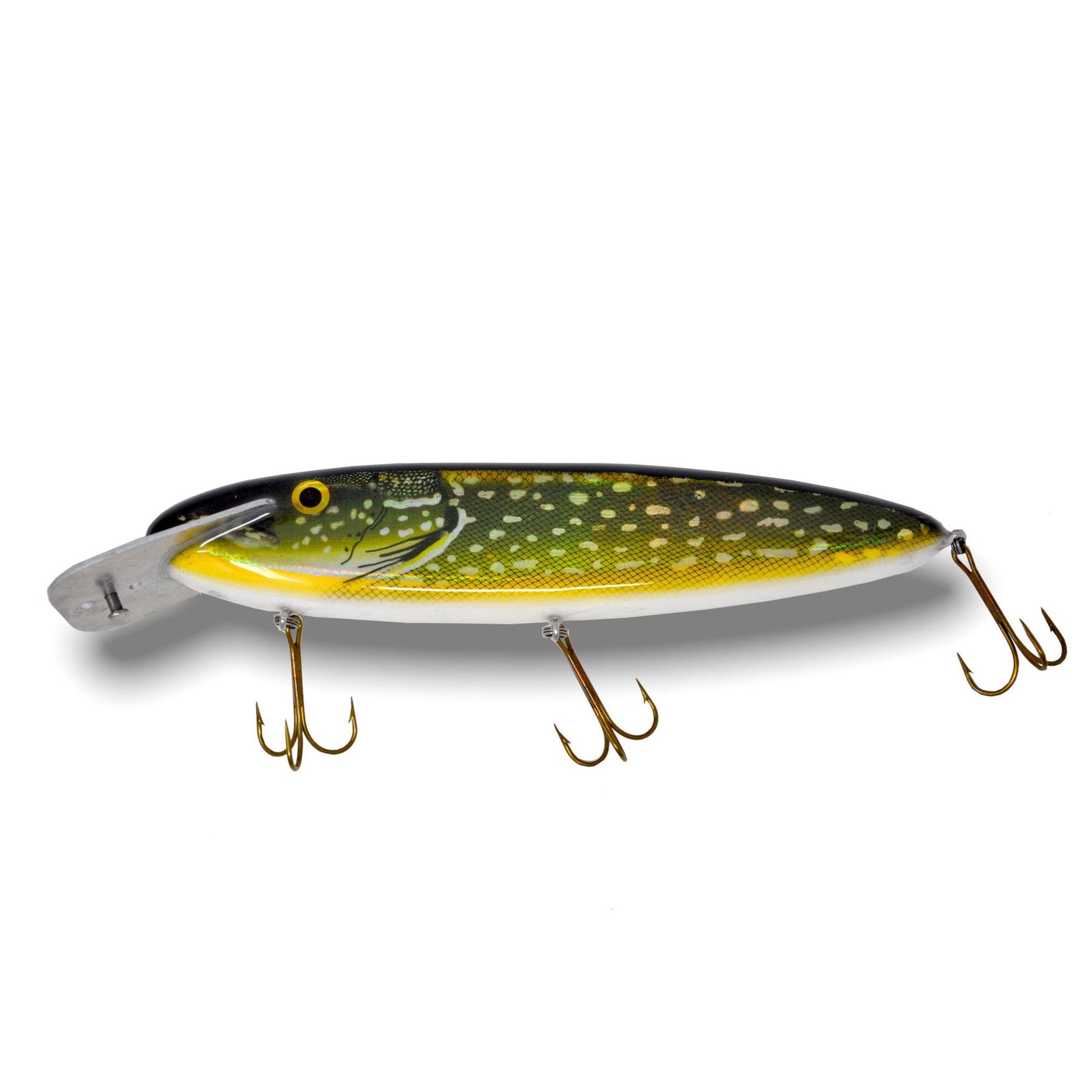 View of Crankbaits Supernatural Big Baits MattLock 12" Pike available at EZOKO Pike and Musky Shop