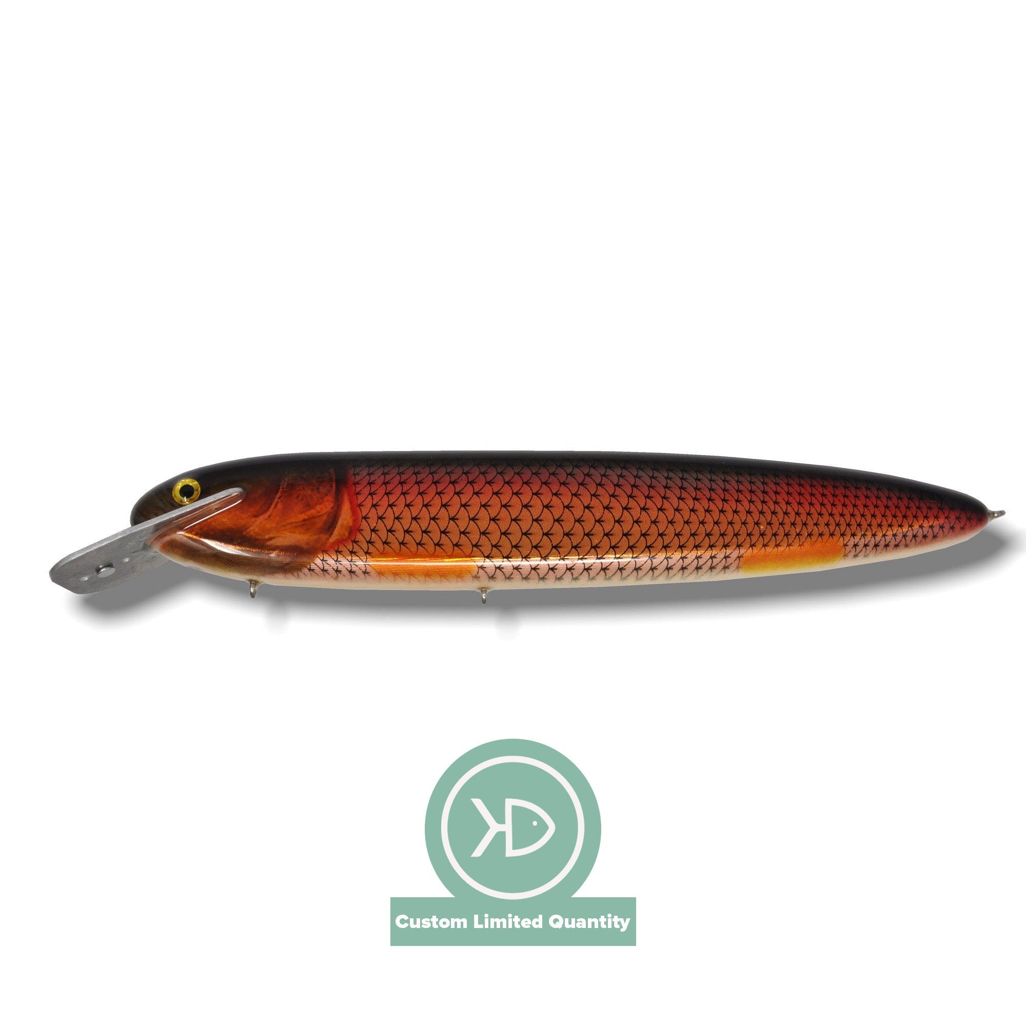 View of Crankbaits Supernatural Big Baits Mattlock 15" Red Horse Sucker available at EZOKO Fishing
