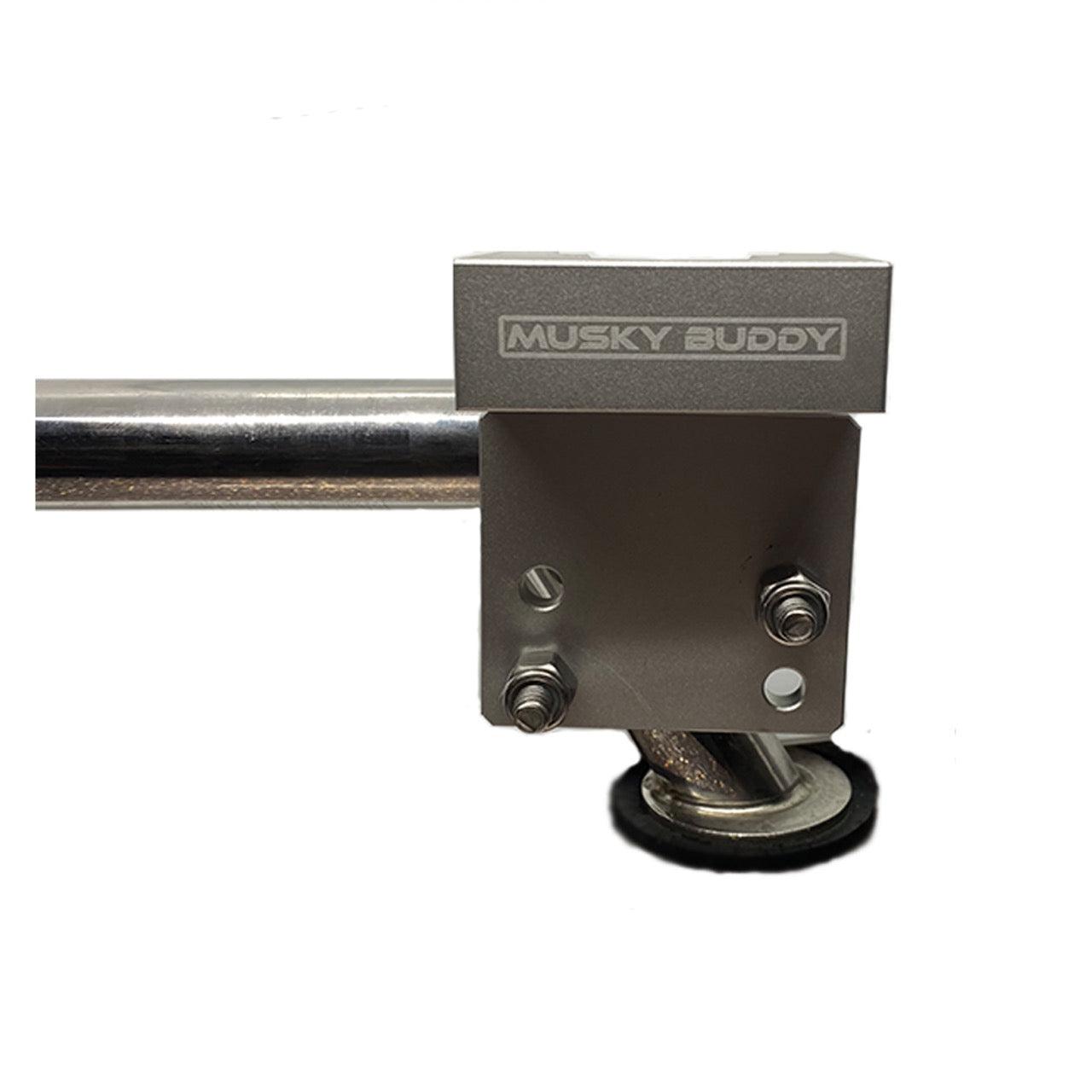View of boat_accessories The Net Buddy Musky Buddy - Rail Mount Net Holder available at EZOKO Pike and Musky Shop