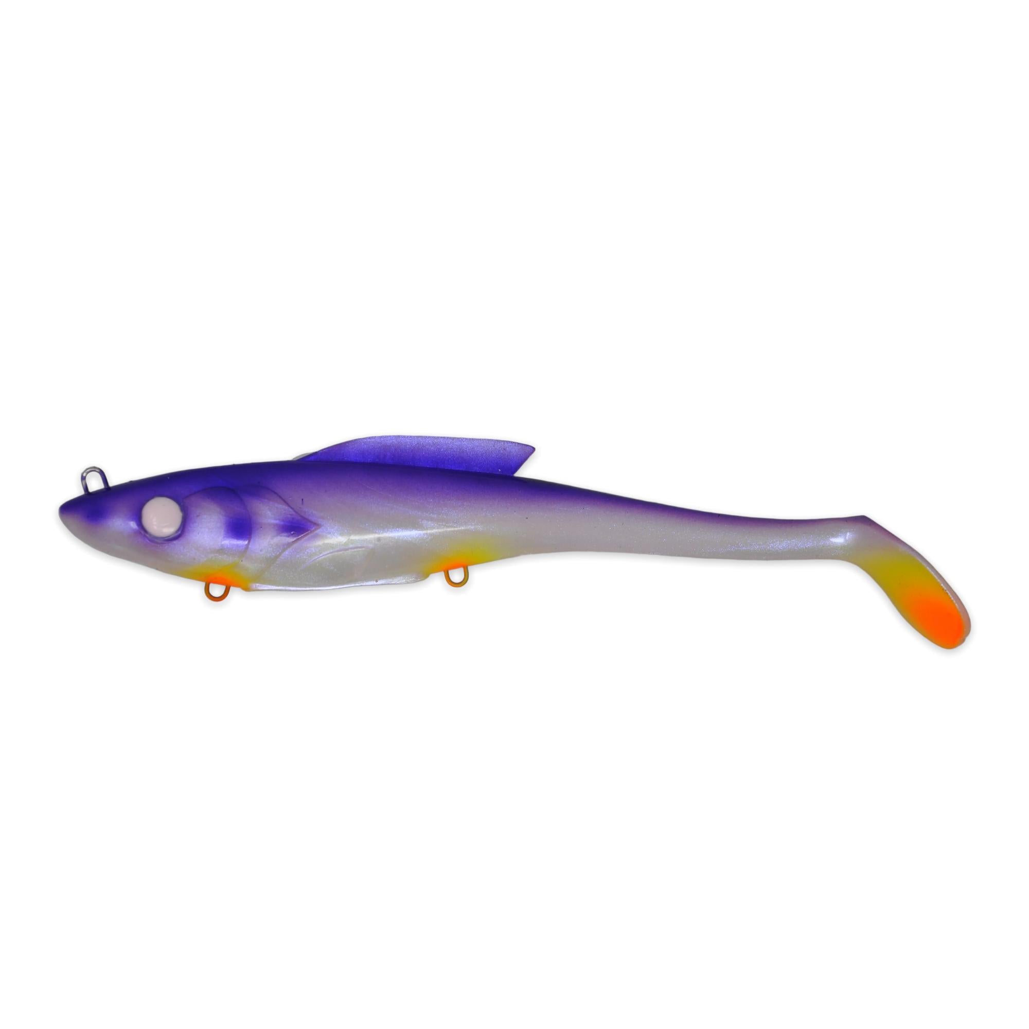 View of Swimbaits Toddy Tickle Baits 11" Warhammer 2026 Show colors Toxic Shift Cisco available at EZOKO Fishing