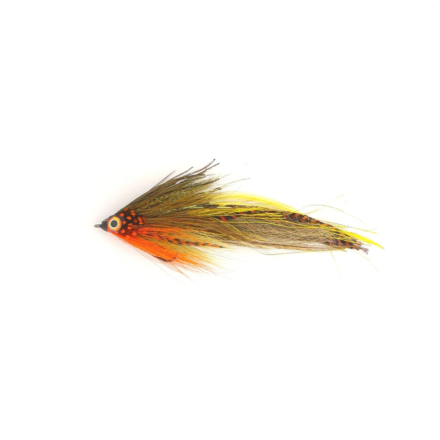 View of Flies Urban Fly Co. Single Minnow Fly Perch available at EZOKO Fishing