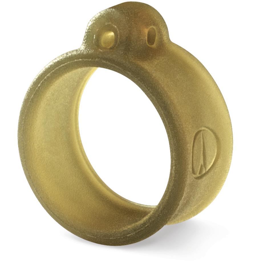 View of VMC Crossover Ring Green Pumpkin #6 mm available at EZOKO Fishing