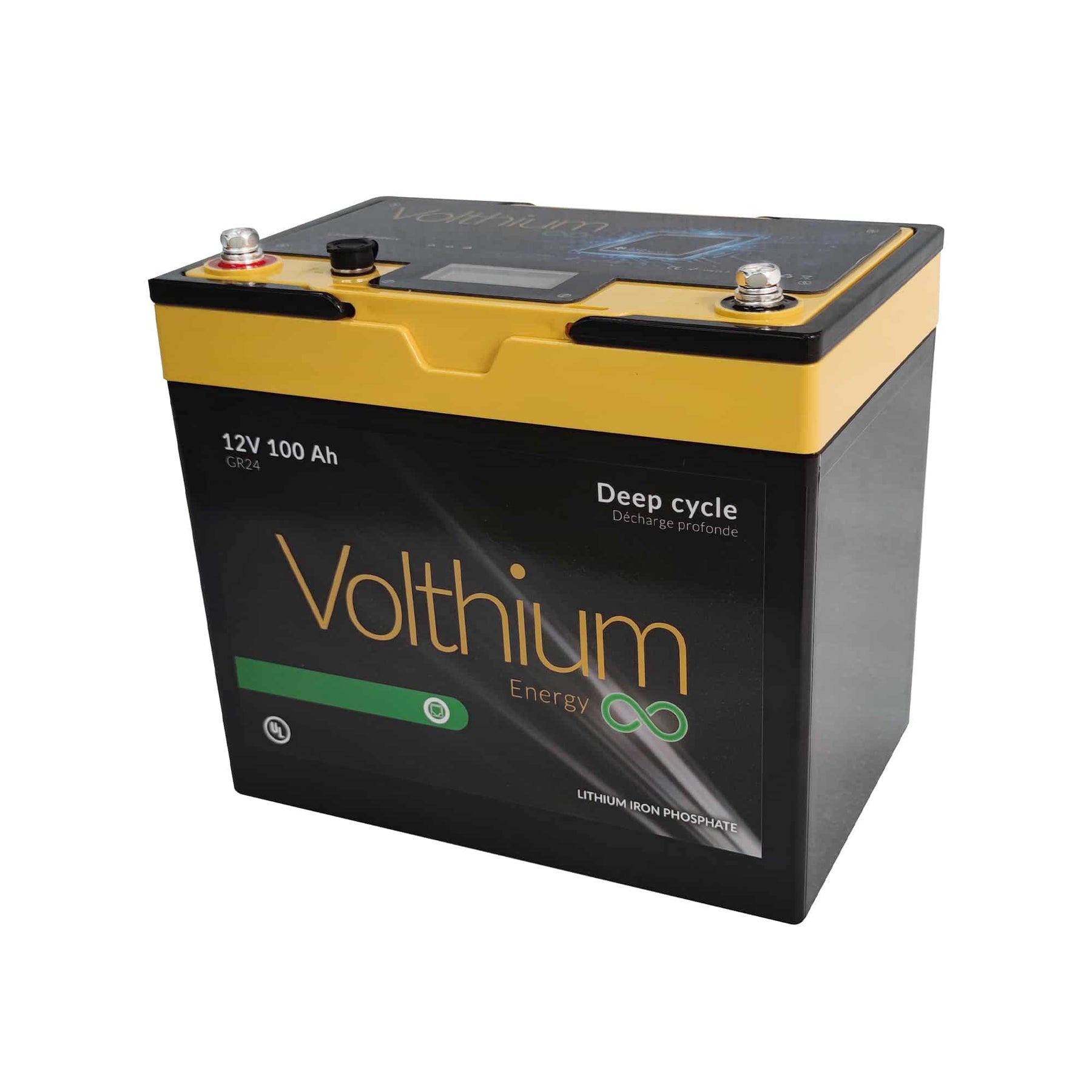 View of batteries_chargers Volthium Lithium Marine Battery 12V 100Ah - Low Temp Cut Off Protection available at EZOKO Pike and Musky Shop