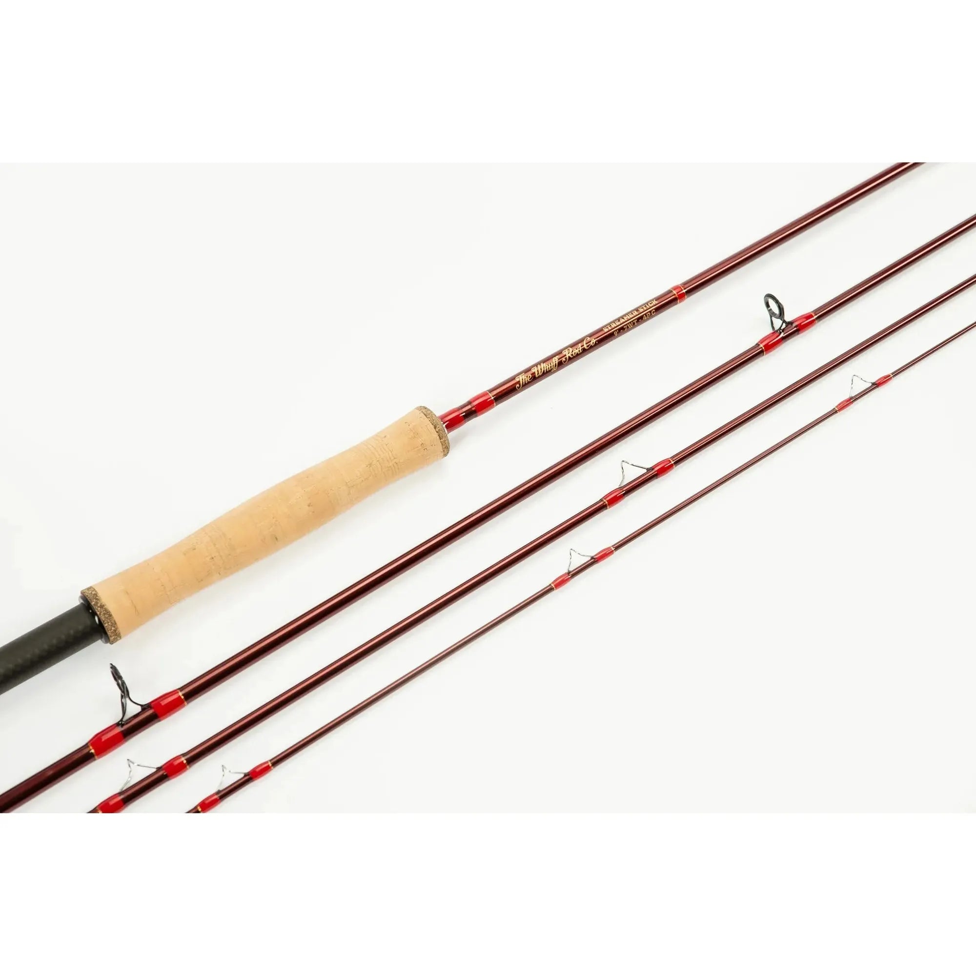 View of Whuff Rod Co Streamer Stick 7wt Fly Fishing Rod available at EZOKO Fishing
