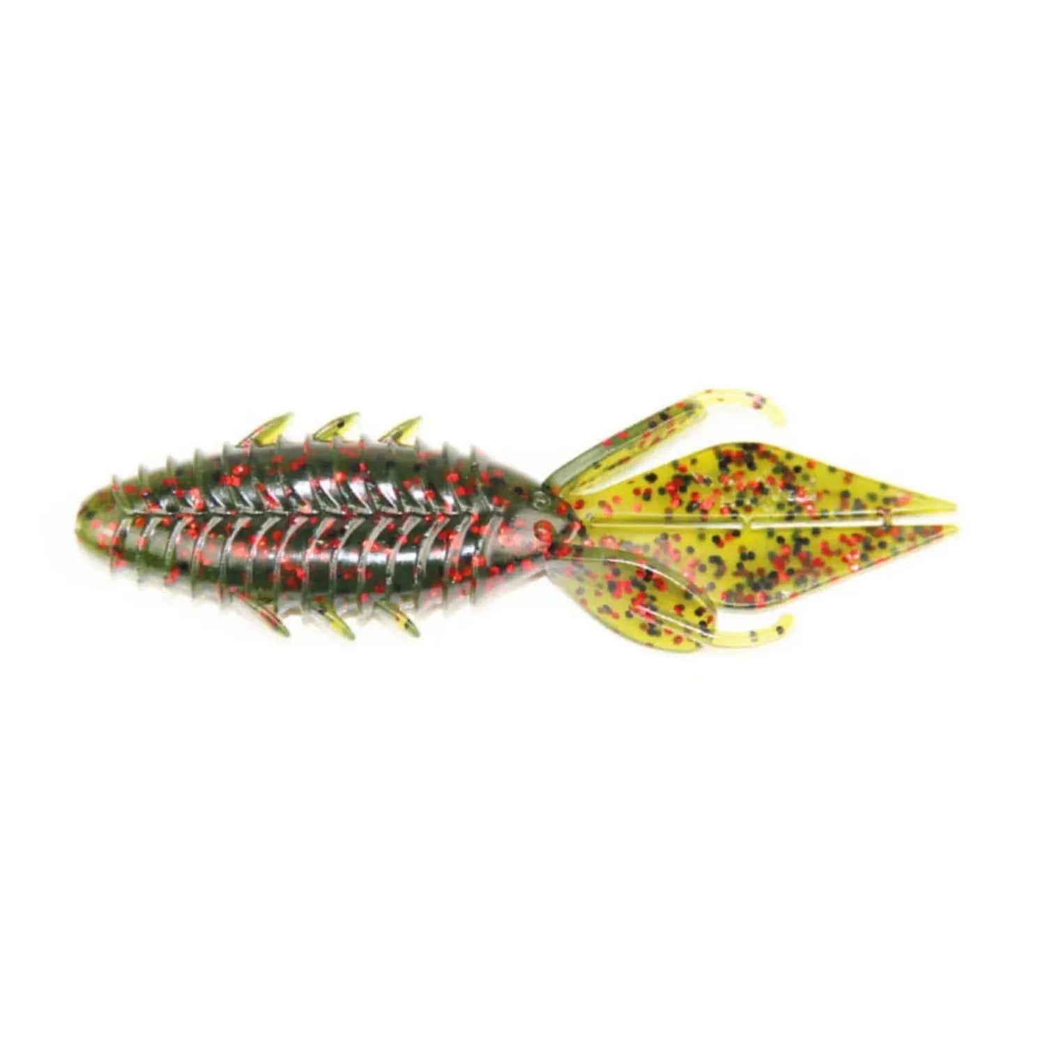 View of X Zone Adrenaline Bug Craw Watermelon Red Flake available at EZOKO Fishing