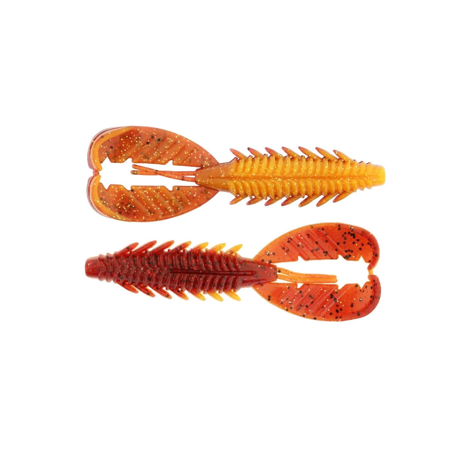 View of X Zone Adrenaline Craw Jr Fireball available at EZOKO Fishing