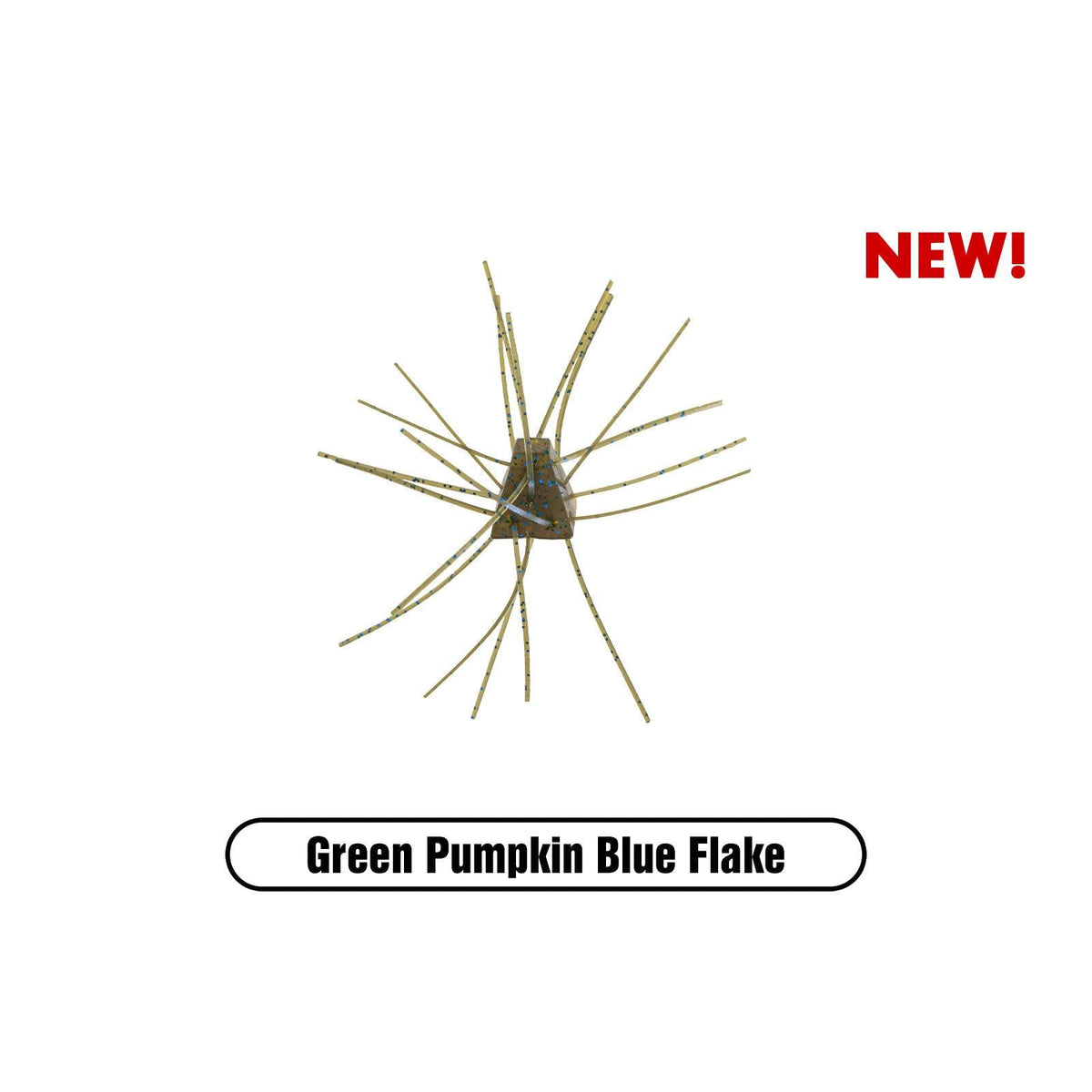 View of Soft Baits X Zone GBO 13mm (Non-Salted) Green Pumpkin Blue available at EZOKO Fishing