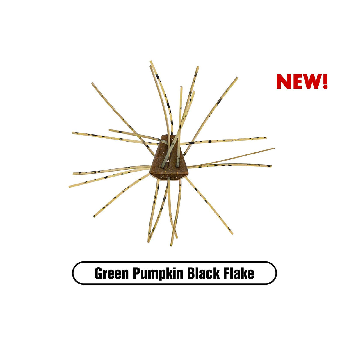 View of Soft Baits X Zone GBO 13mm (Non-Salted) Green Pumpkin Black available at EZOKO Fishing