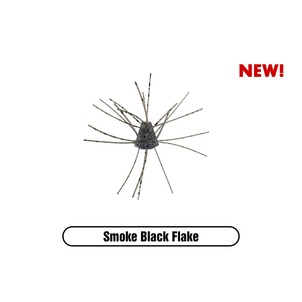 View of Soft Baits X Zone GBO 13mm (Salted) Smoke with Black Flake available at EZOKO Fishing