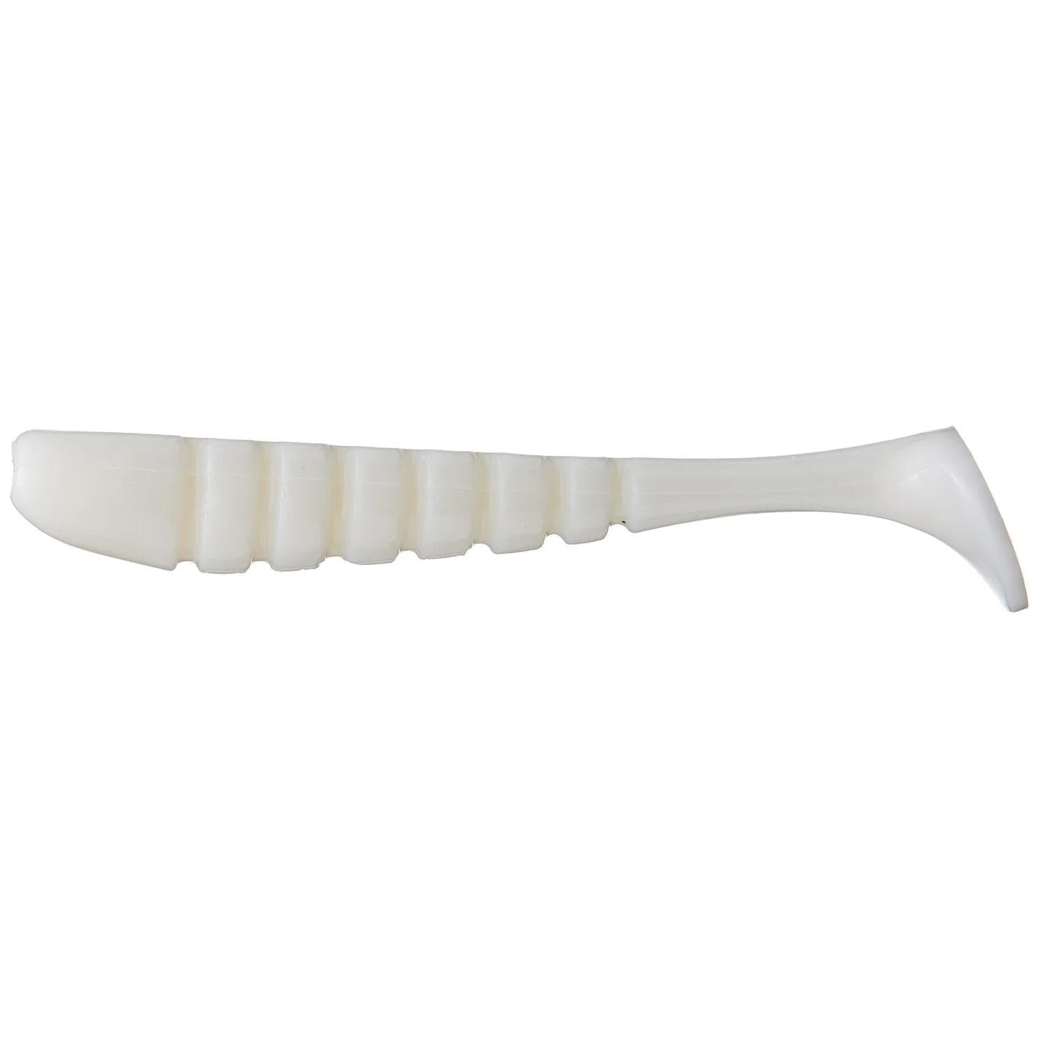 View of X Zone Swammer Swimbaits 3.5" - 8pk Snow White available at EZOKO Fishing