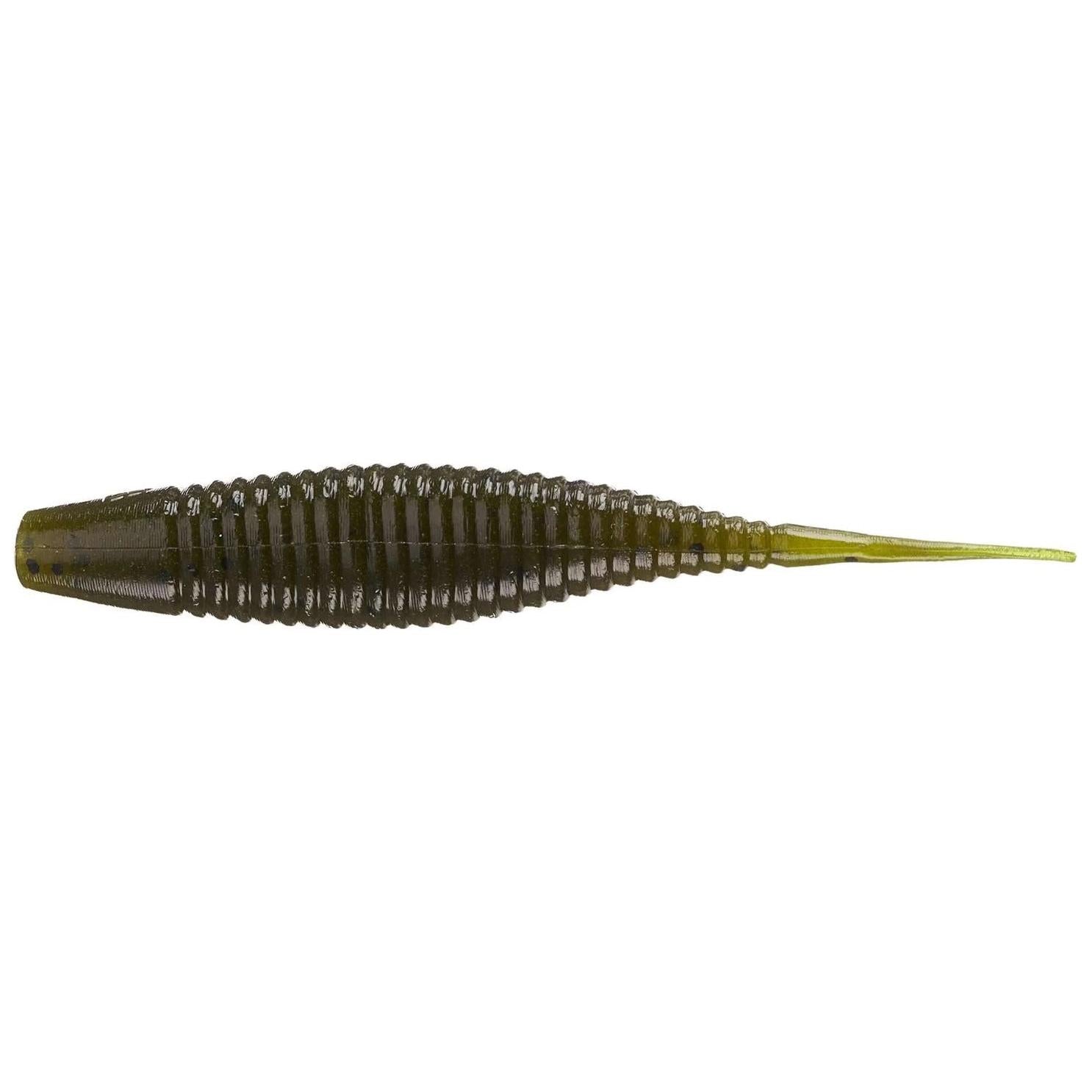 View of Softbaits Yamamoto Scope Shad 3" Green Pumpkin available at EZOKO Fishing