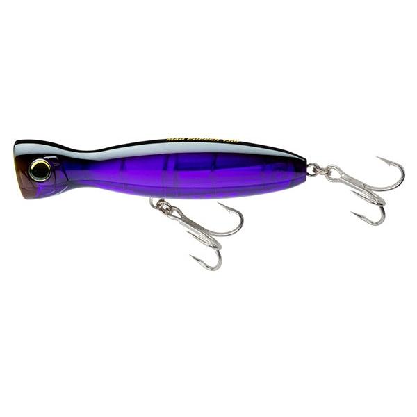 View of Topwatrer Yo-Zuri Mag Popper 6 1/4" Black Purple available at EZOKO Fishing