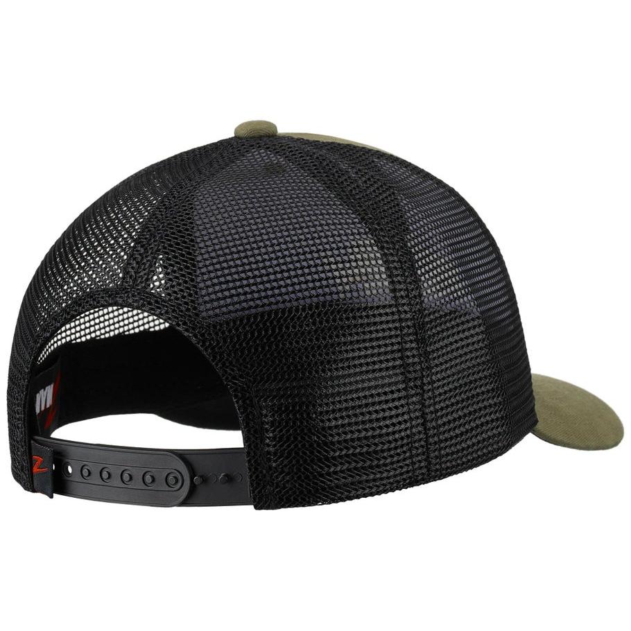 View of Hats Z-Man Bad Azz Bass Trucker Hatz - Rifle Green Black available at EZOKO Fishing