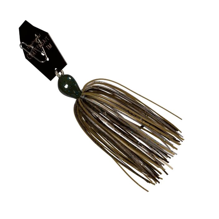 View of Chatterbaits Z-Man Big Blade Chatterbait 3/4oz Green Pumpkin Candy available at EZOKO Fishing