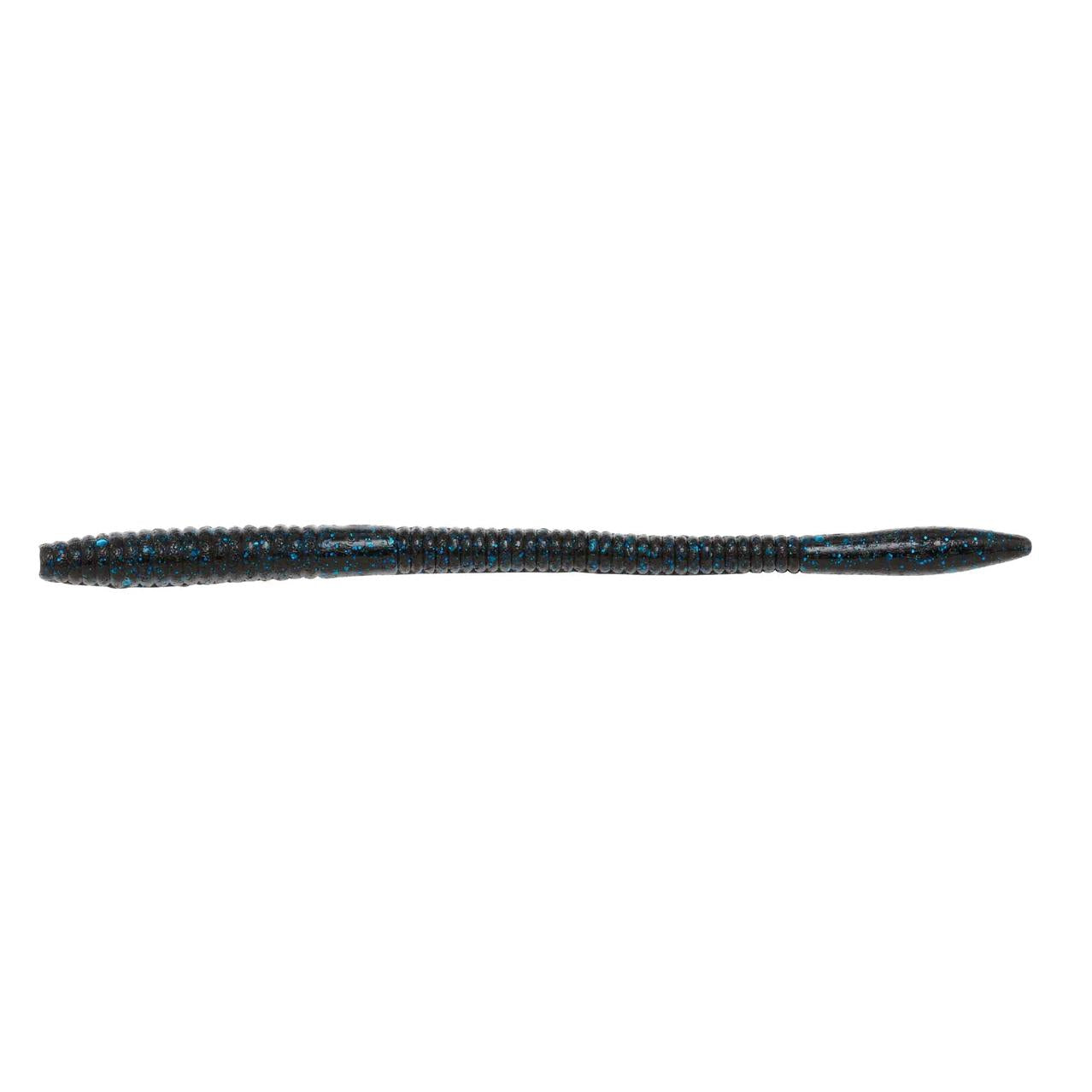 View of Z-Man FINESSE WORMZ 7" BLACK BLUE FLAKE available at EZOKO Fishing
