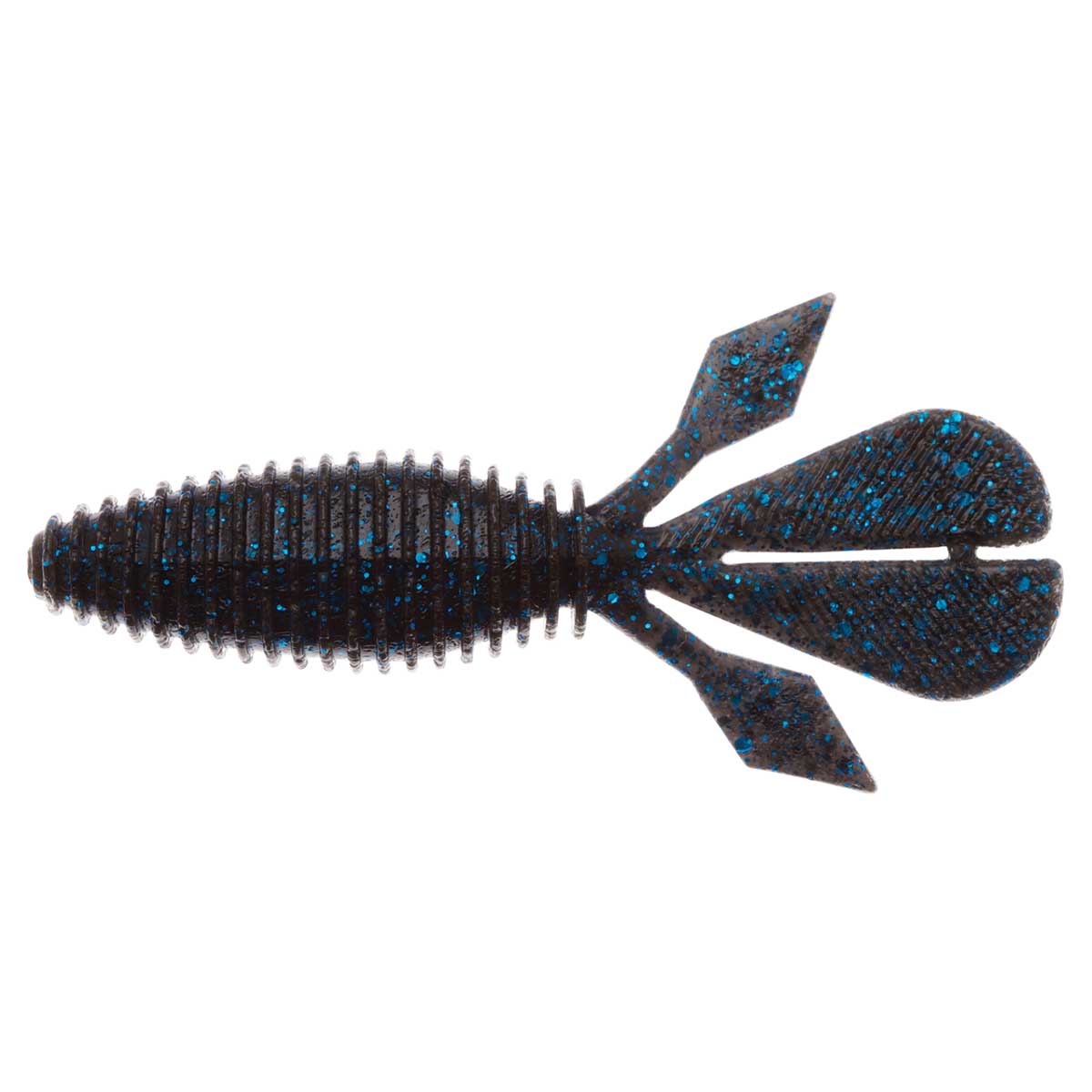View of Creature Baits Z-Man Palmetto BugZ 4" BLACK BLUE FLAKE available at EZOKO Pike and Musky Shop