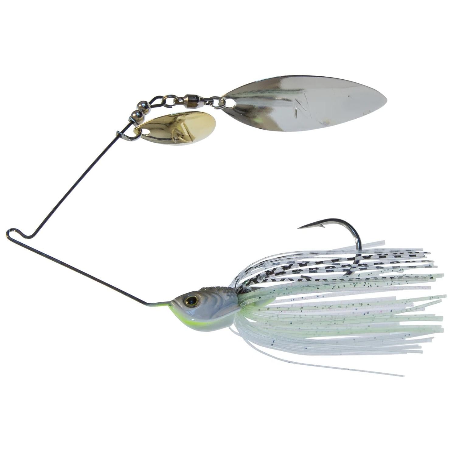 View of Spinnerbaits Z-Man SlingBladeZ Willow Colorado (1/2oz) Spinnerbait Spot Remover available at EZOKO Fishing