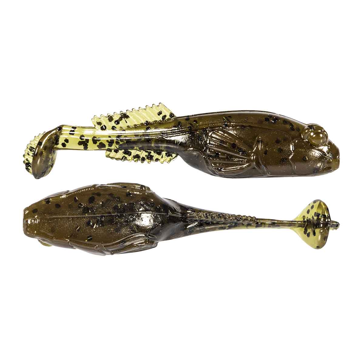 View of Softbaits Z-Man TRD GOBYZ 2.4" GREEN PUMPKIN available at EZOKO Pike and Musky Shop