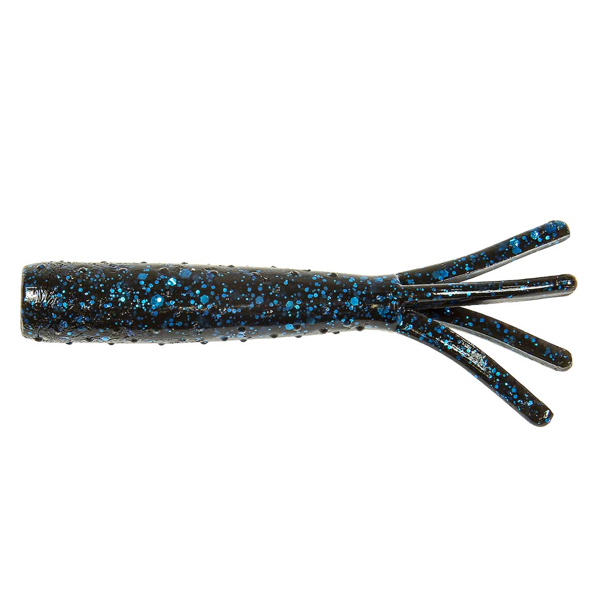 View of Softbaits Z-Man TRD TicklerZ 2.75" BLACK/BLUE available at EZOKO Fishing
