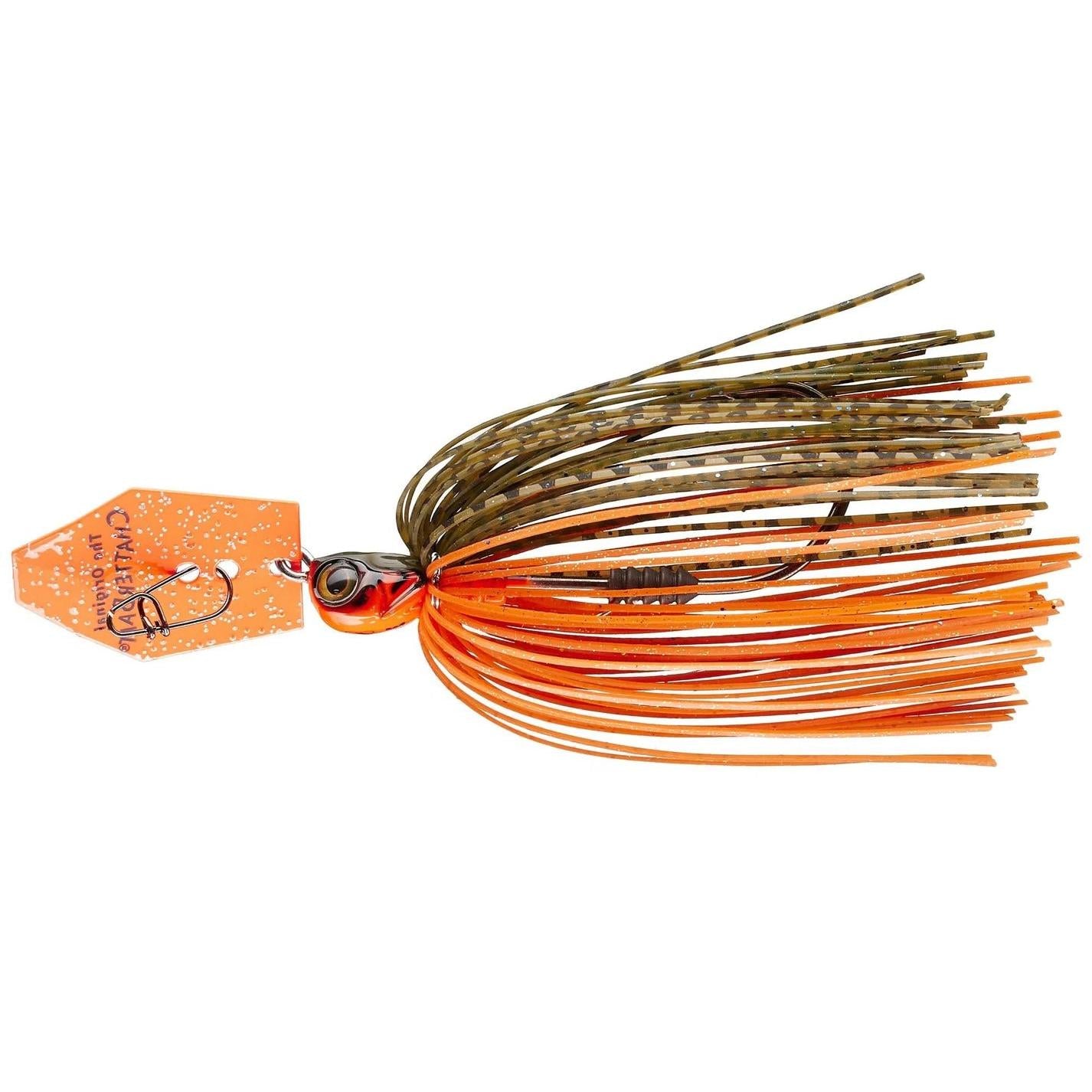 View of Z-Man TUNGSTEN CHATTERBAIT ELITE EVO 3/8 OZ LAVA CRAW available at EZOKO Fishing