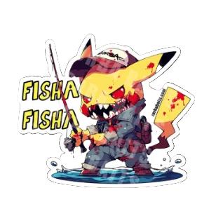View of Stickers Zorba Baits Fisha Fisha Sticker available at EZOKO Fishing