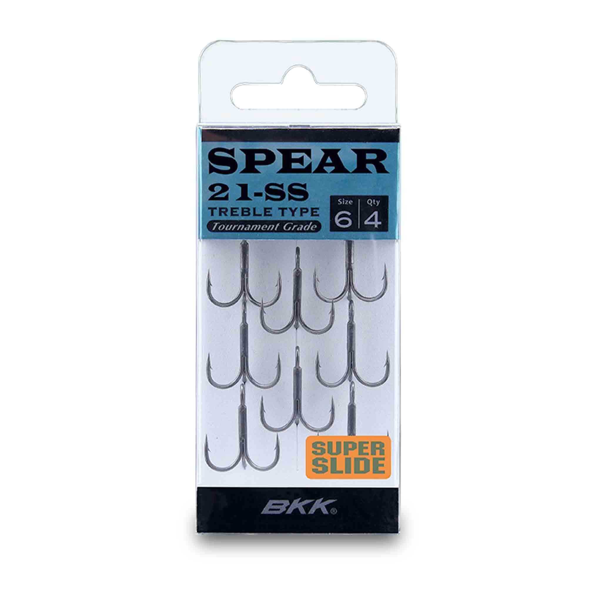 View of Hooks BKK Spear-21 SS Treble Hooks available at EZOKO Pike and Musky Shop